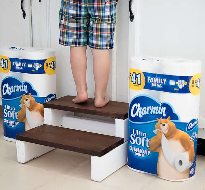 Kid's Wood Step Stool DIY