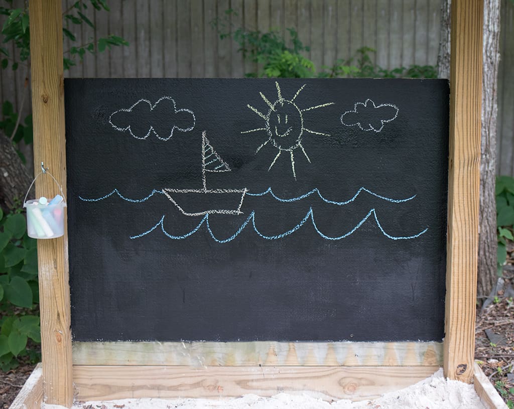 Outdoor Chalkboard DIY