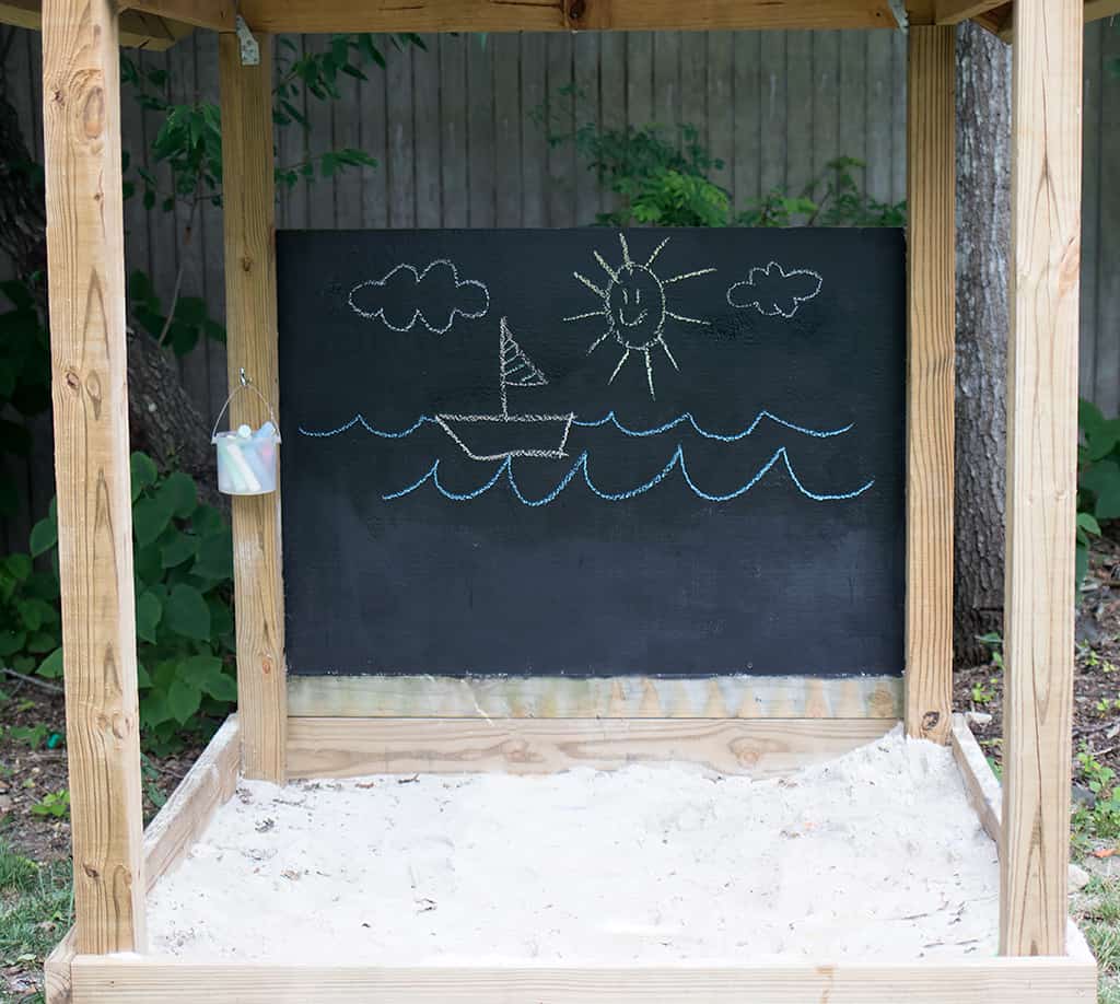 Outdoor Chalkboard DIY