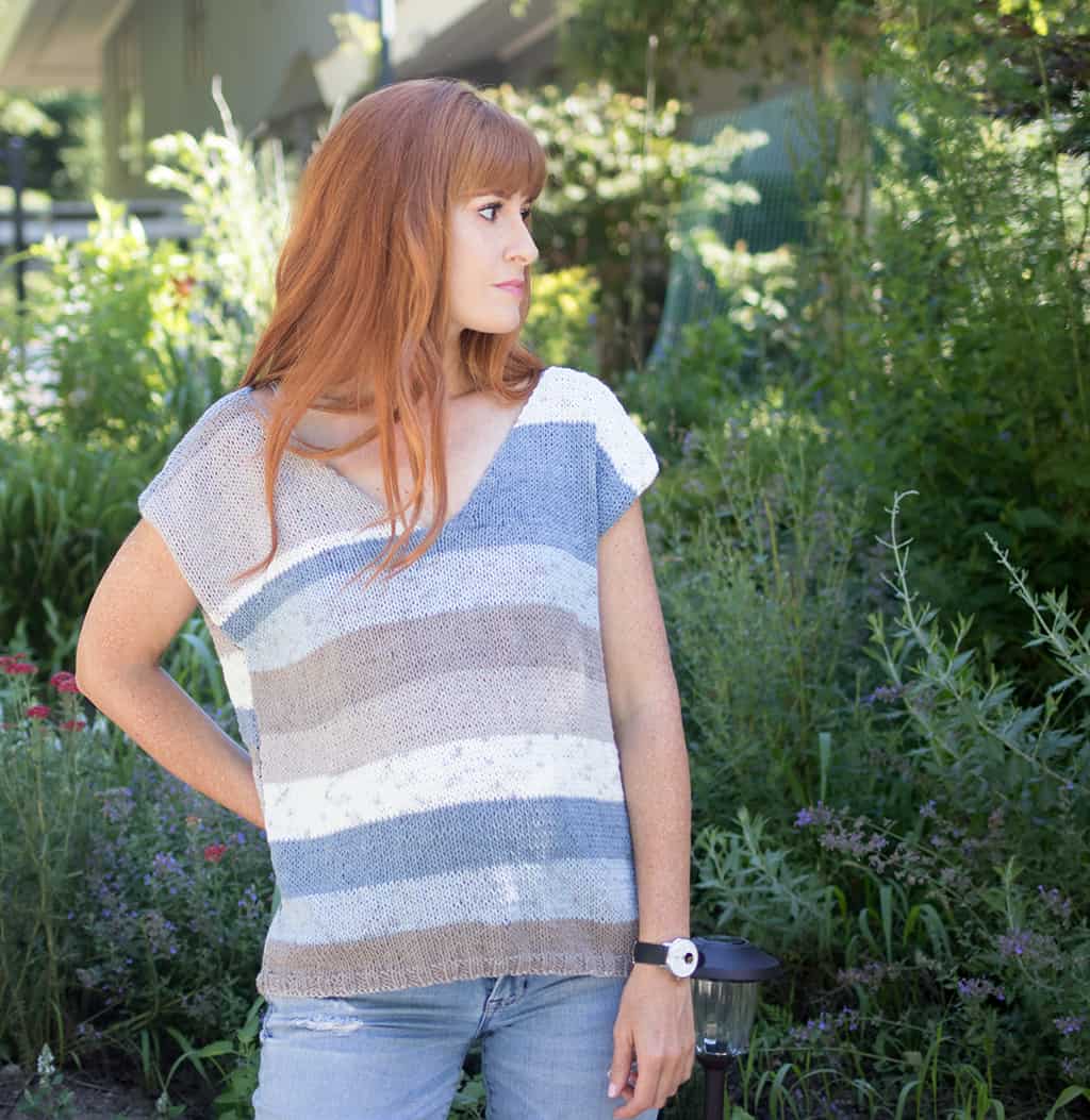 Gina Michele Summer Sweater Knitting Pattern