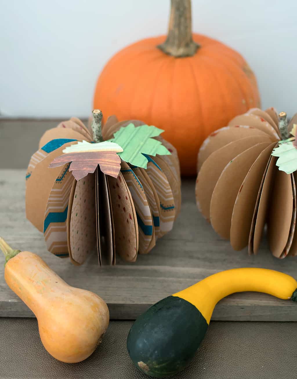 How to Make Paper Pumpkins with Gorilla Glue & $250 Visa Gift Card Giveaway!