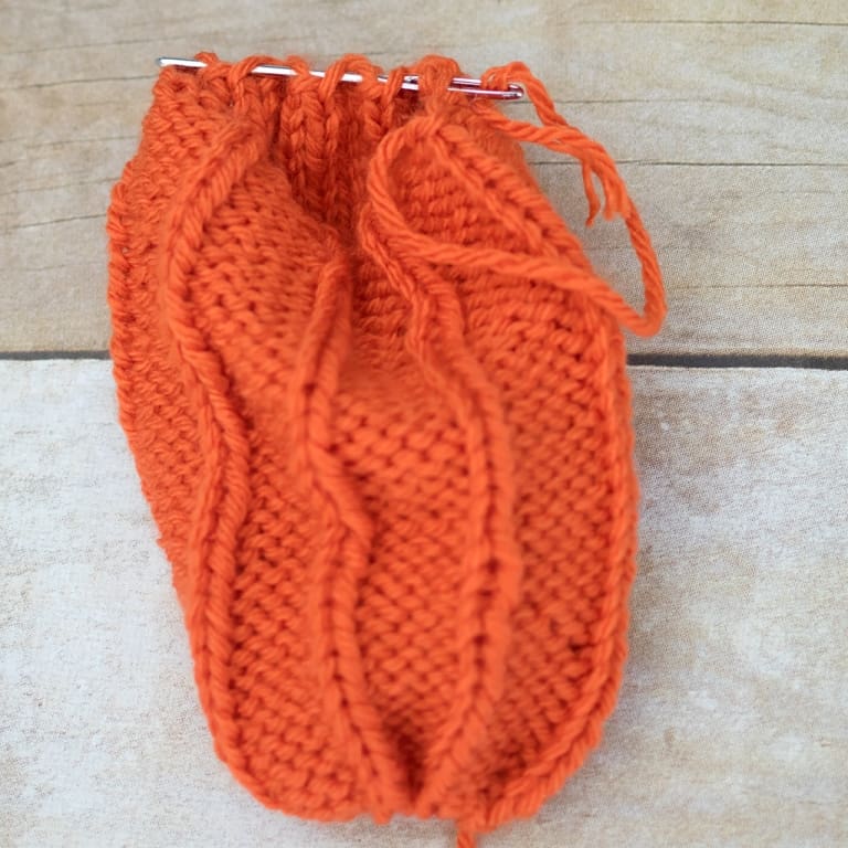 Scrap Yarn Pumpkin Knitting Pattern