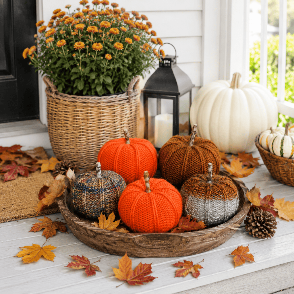 Fall decor kniting pattern