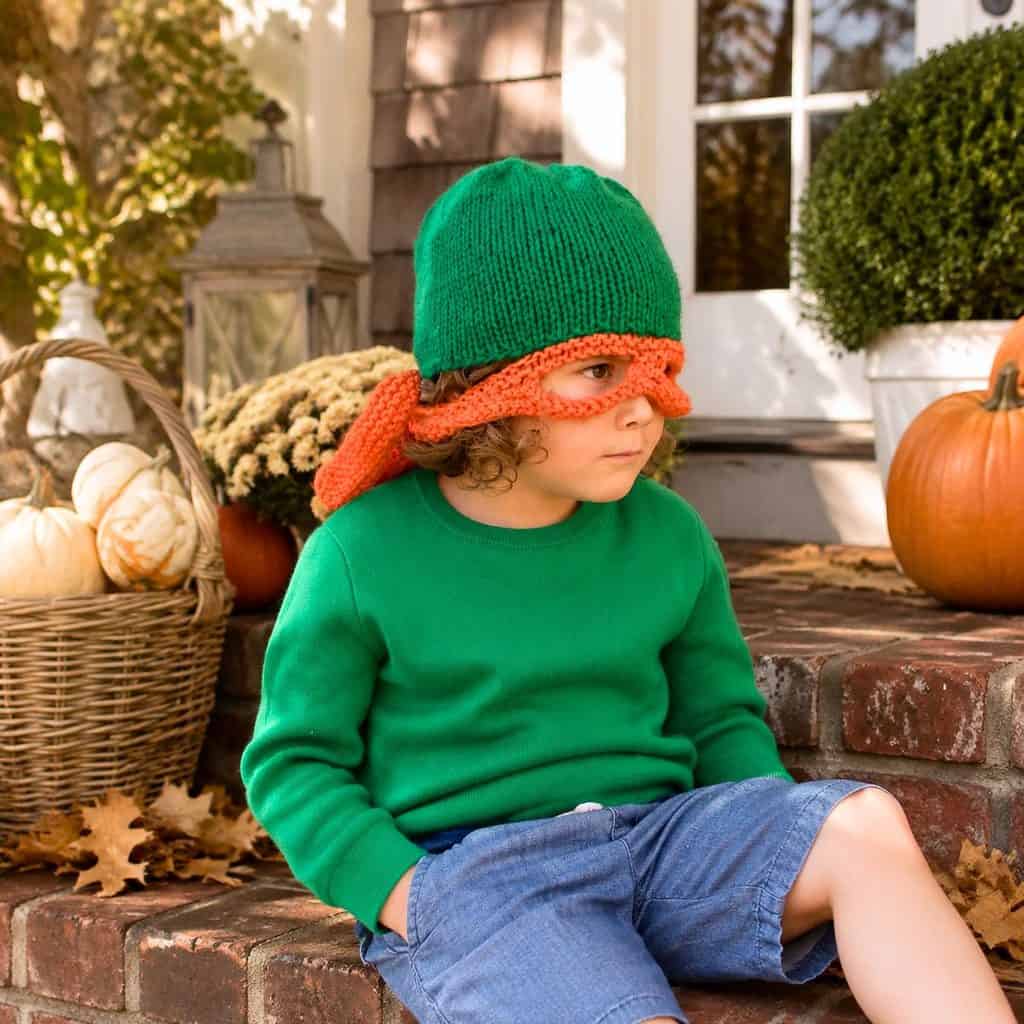 Teenage Mutant Ninja Turtles Hat Knitting Pattern (Perfect Halloween Costume Accessory!)
