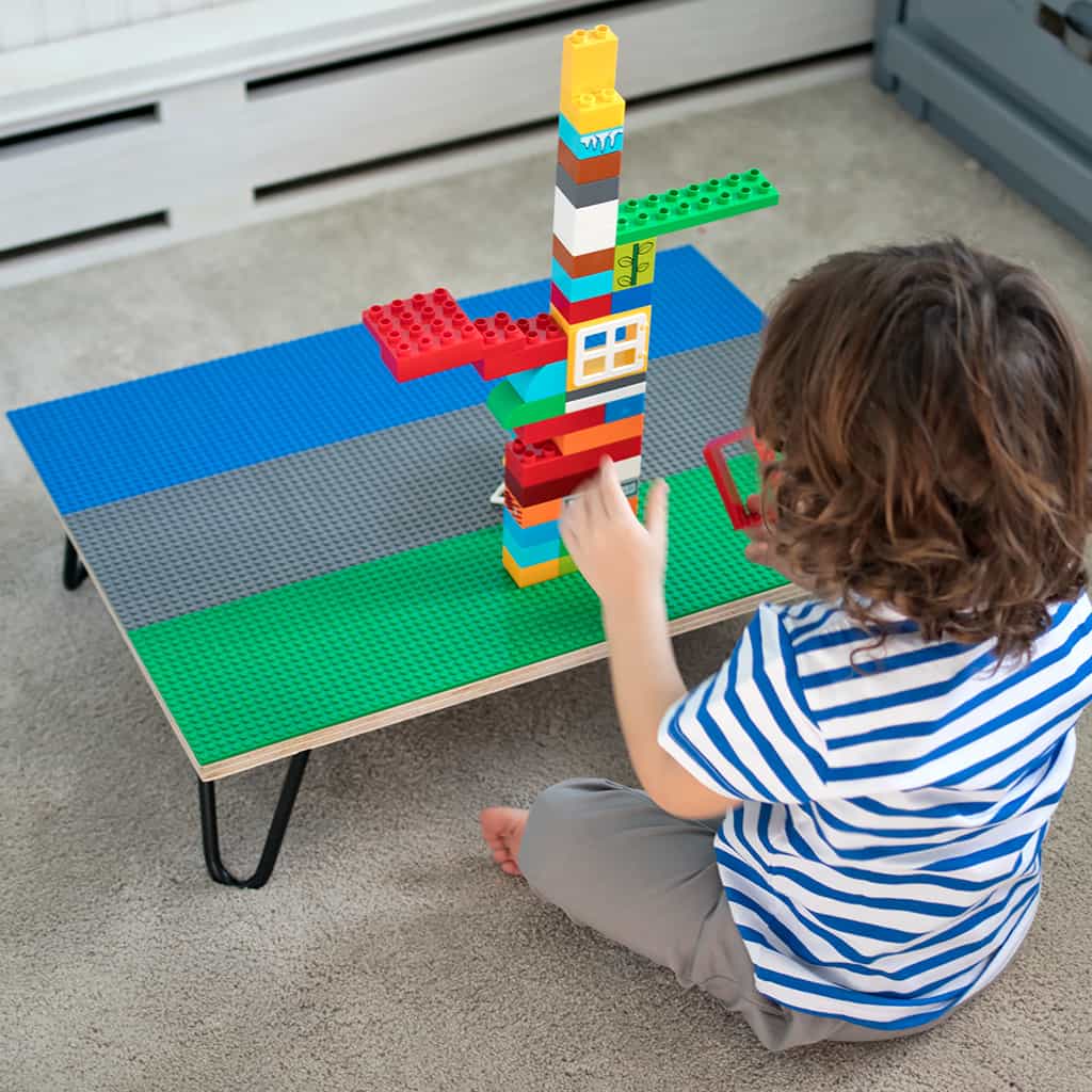Lego Table DIY by Gina Michele Blog