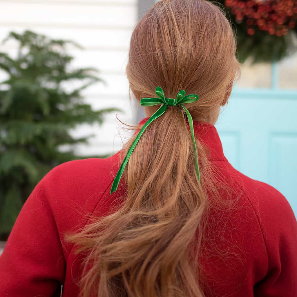 DIY Velvet Hair Bows - It's Me, ChristyB