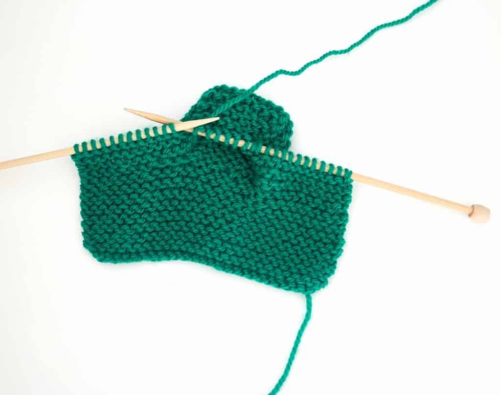 Garter Stitch Booties Knitting Pattern