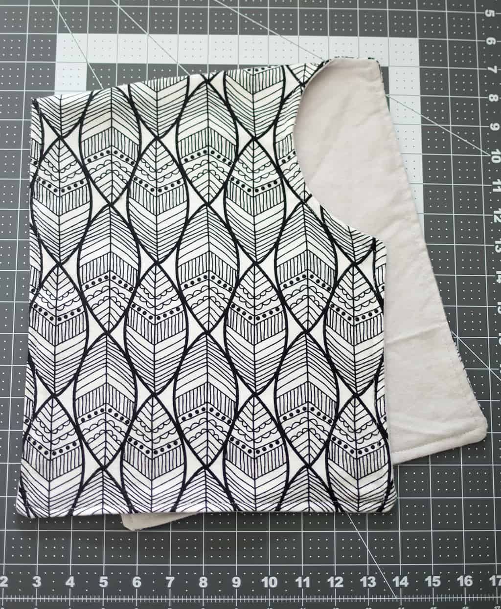 How to Sew a Contoured Burp Cloth