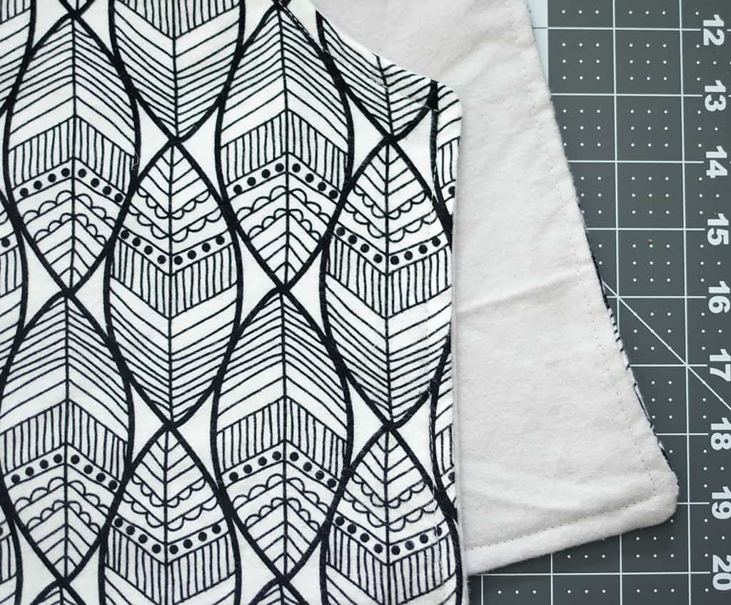 How to Sew a Contoured Burp Cloth