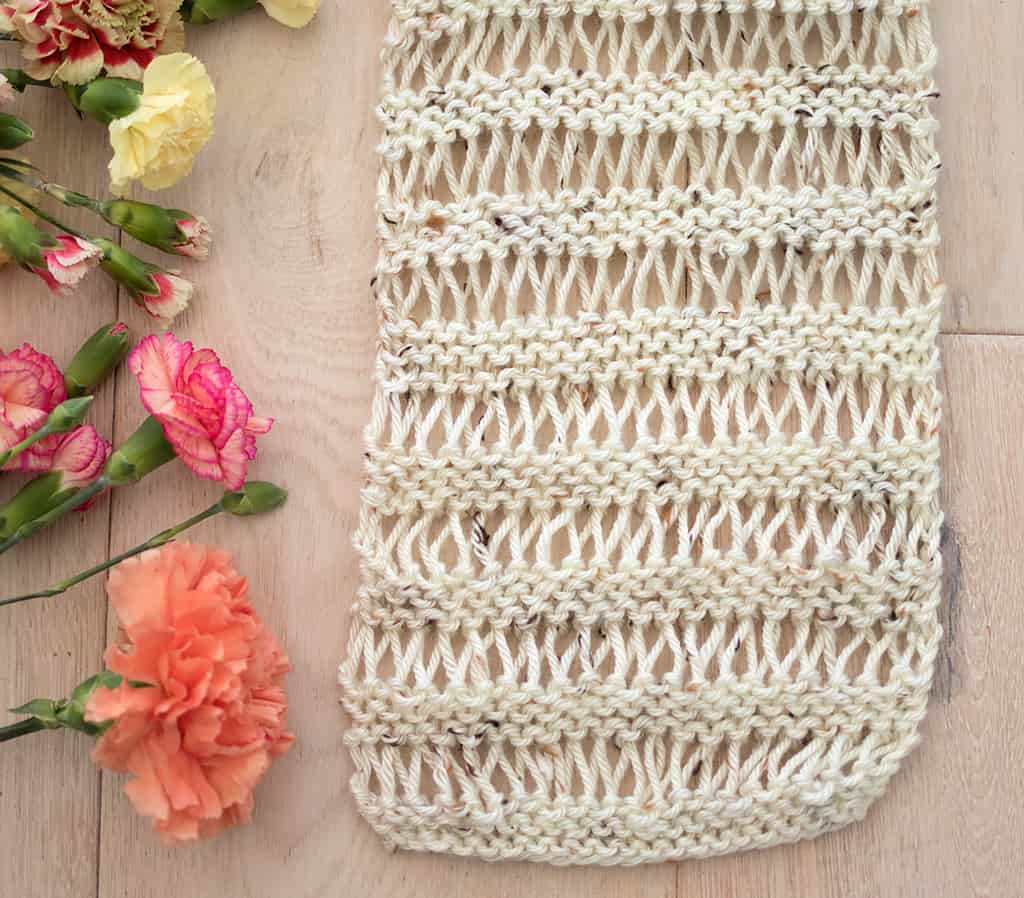 Drop Stitch Scarf Knitting Pattern