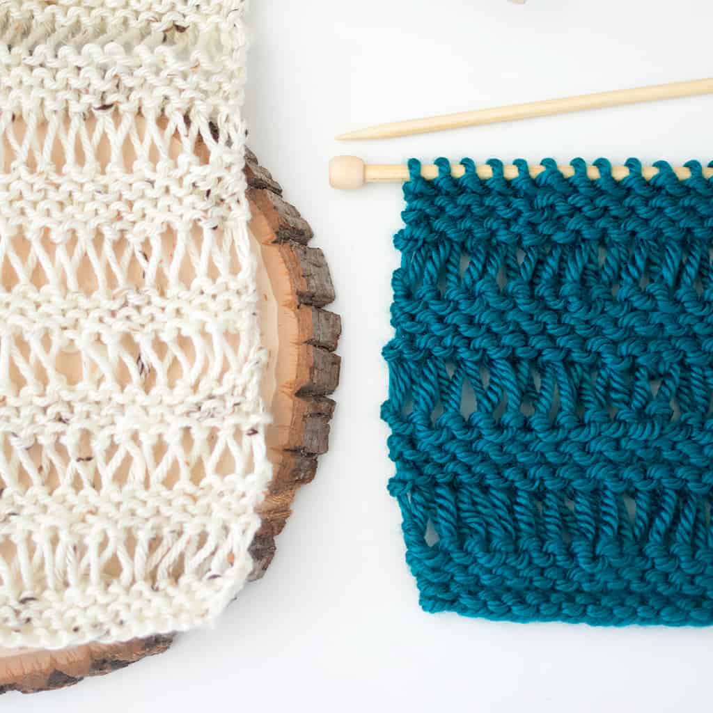 How to Knit the 3 Color Honeycomb Stitch 