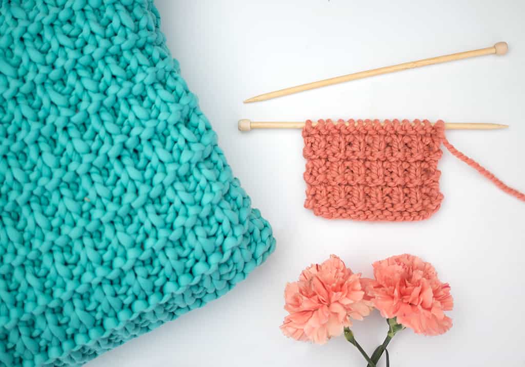 Hurdle Stitch Pillow Knitting Pattern and Video Tutorial