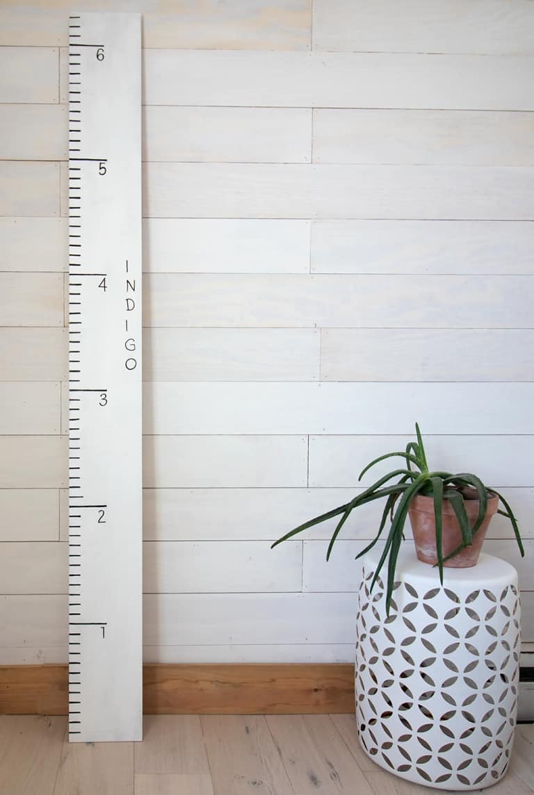 Growth Ruler DIY- Inspired by Pottery Barn