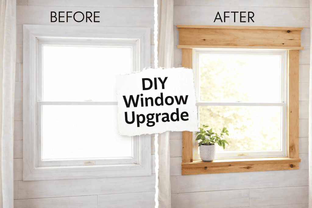 How to Upgrade Builder-Grade Windows With Easy Craftsman Style Trim