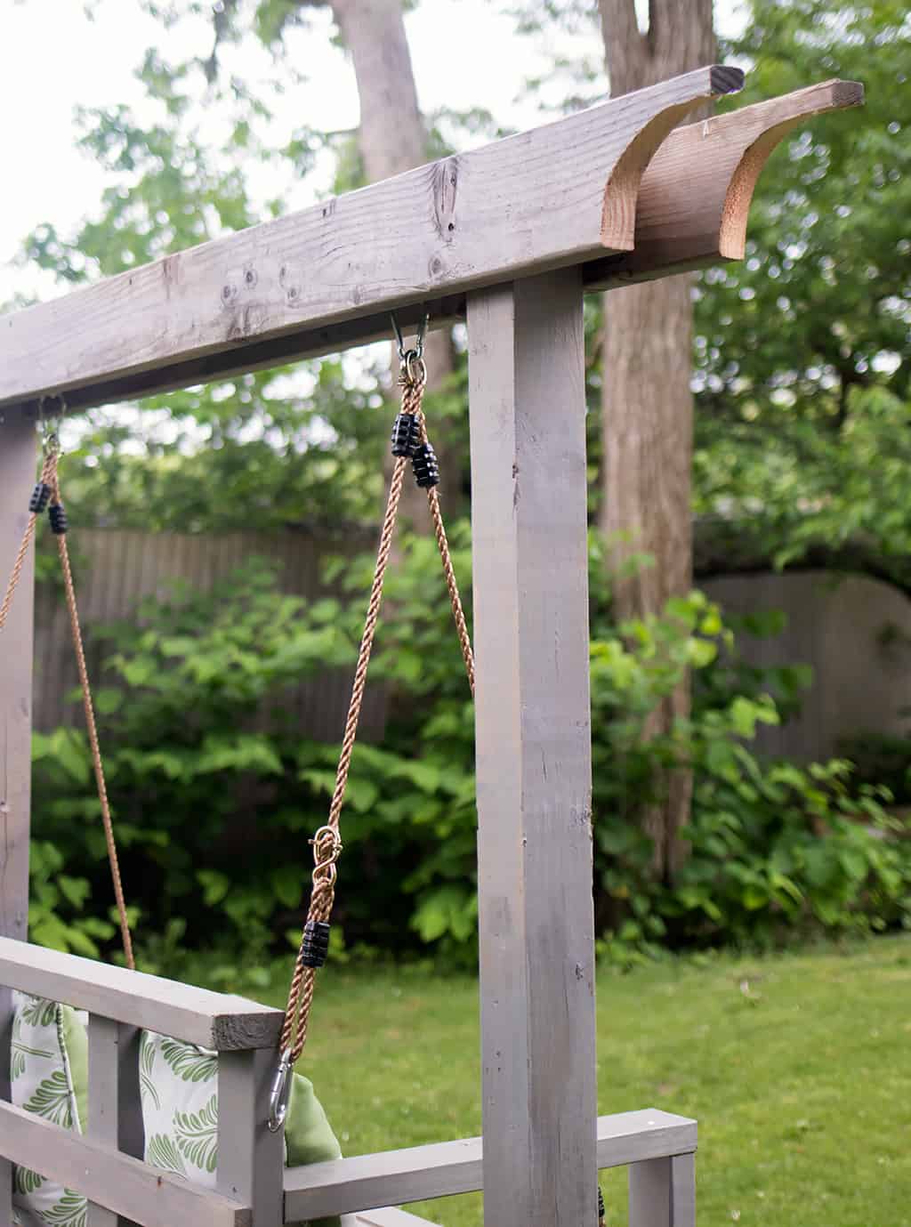 outdoor bench swing frame