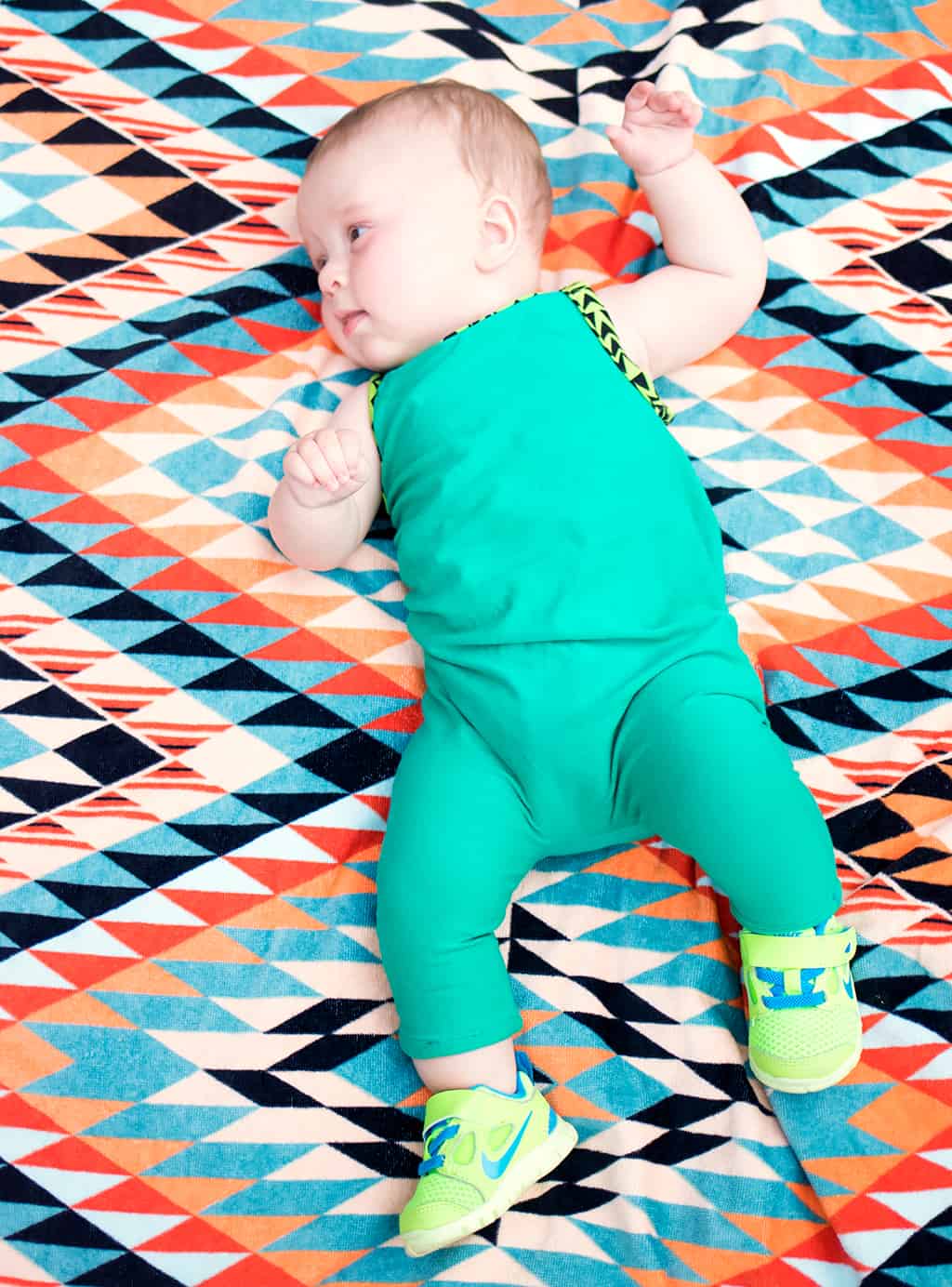 How to Sew a Baby Romper- No Pattern Necessary!