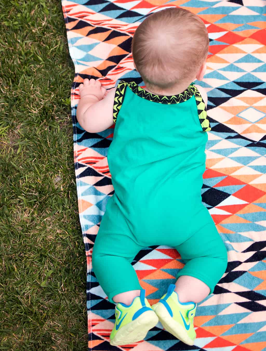 How to Sew a Baby Romper- No Pattern Necessary