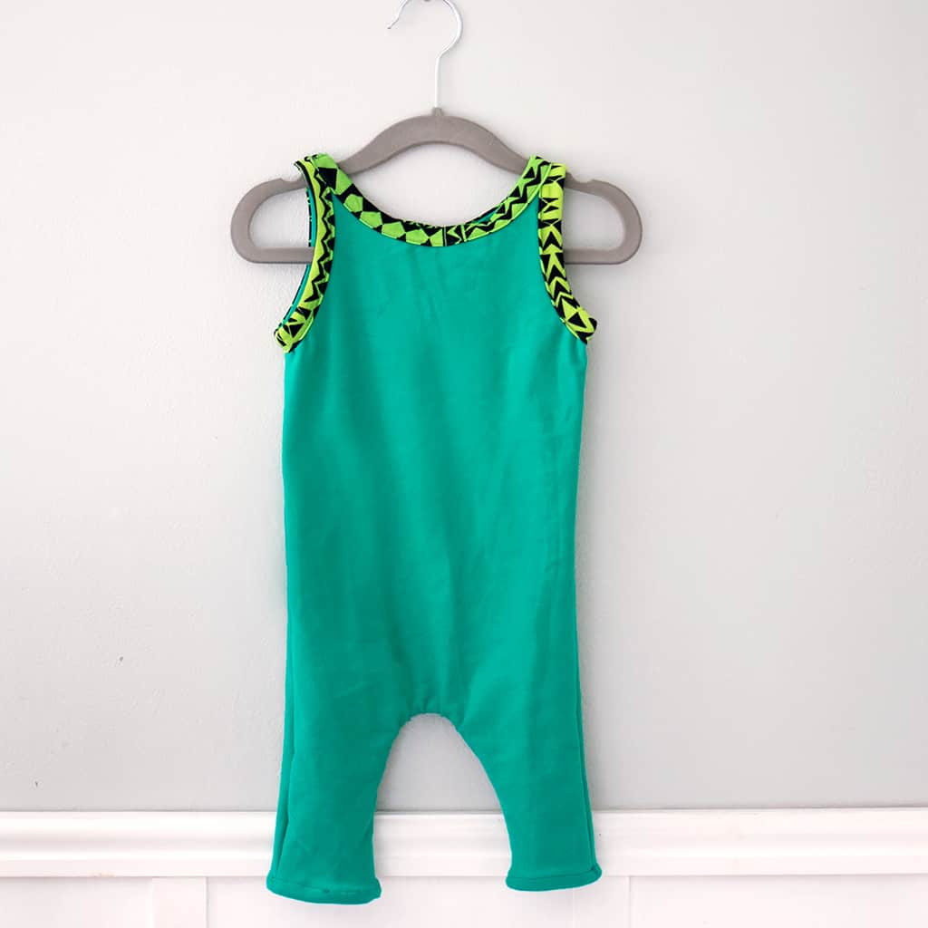 How to Sew a Baby Romper- No Pattern Necessary!