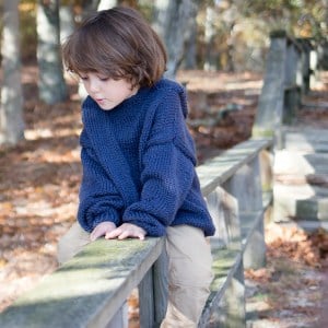 Easy Kids Sweater Knitting Pattern