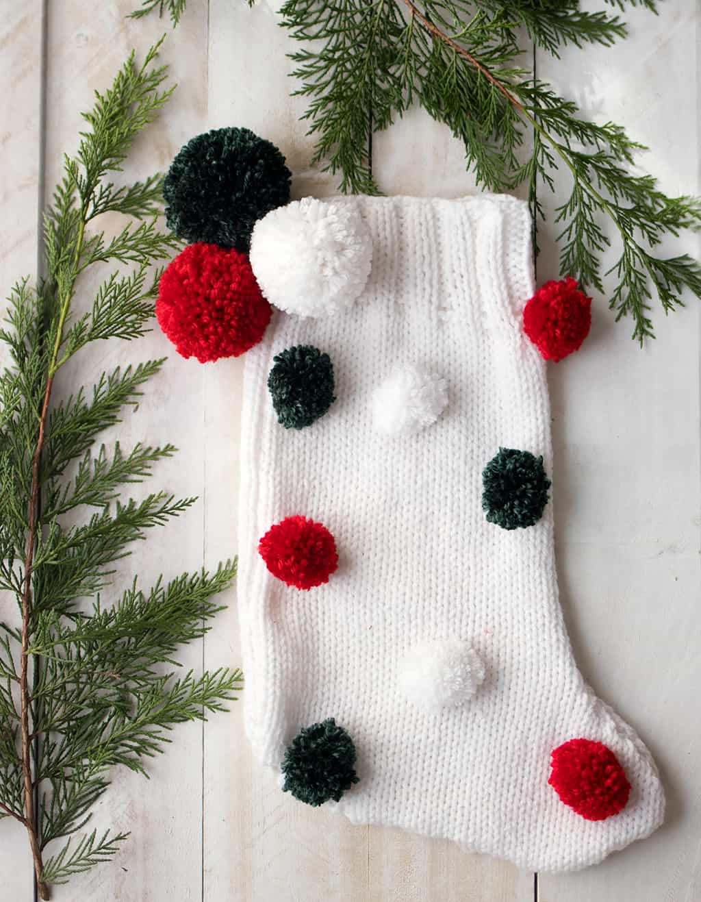 Easy Knit Christmas Stocking Pattern