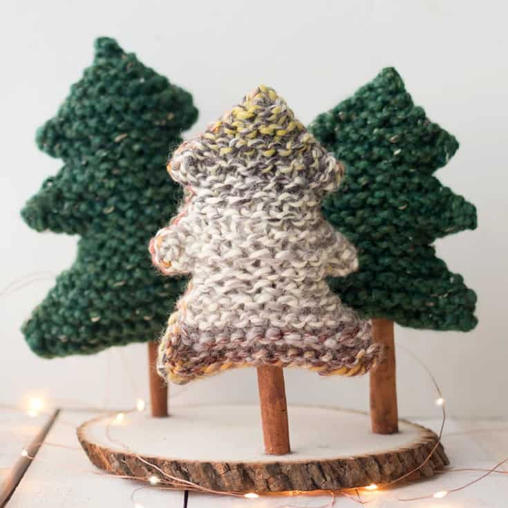 Easy Christmas Tree Knitting Pattern