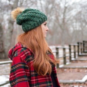 Easy Spiral Hat Knitting Pattern