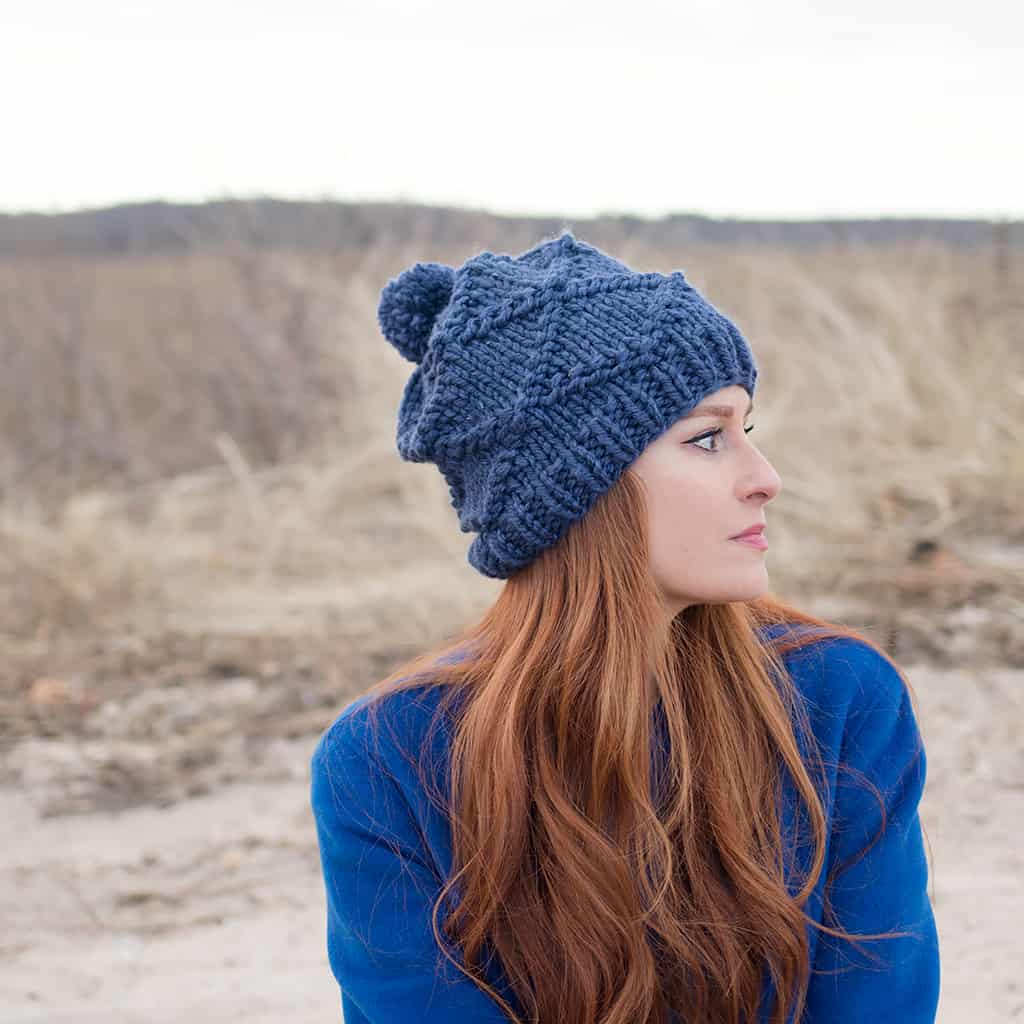 Diamond Knit Hat Pattern