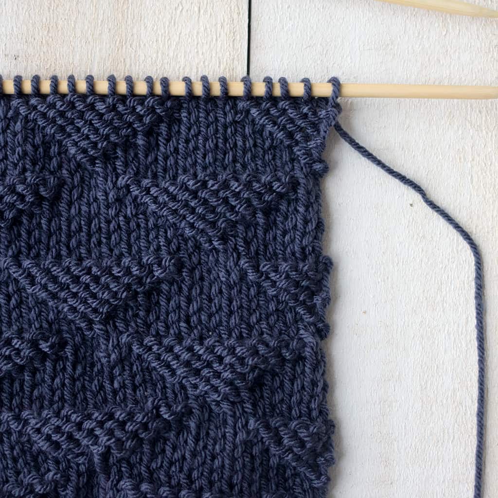 How to Knit the Triangle Stitch Pattern