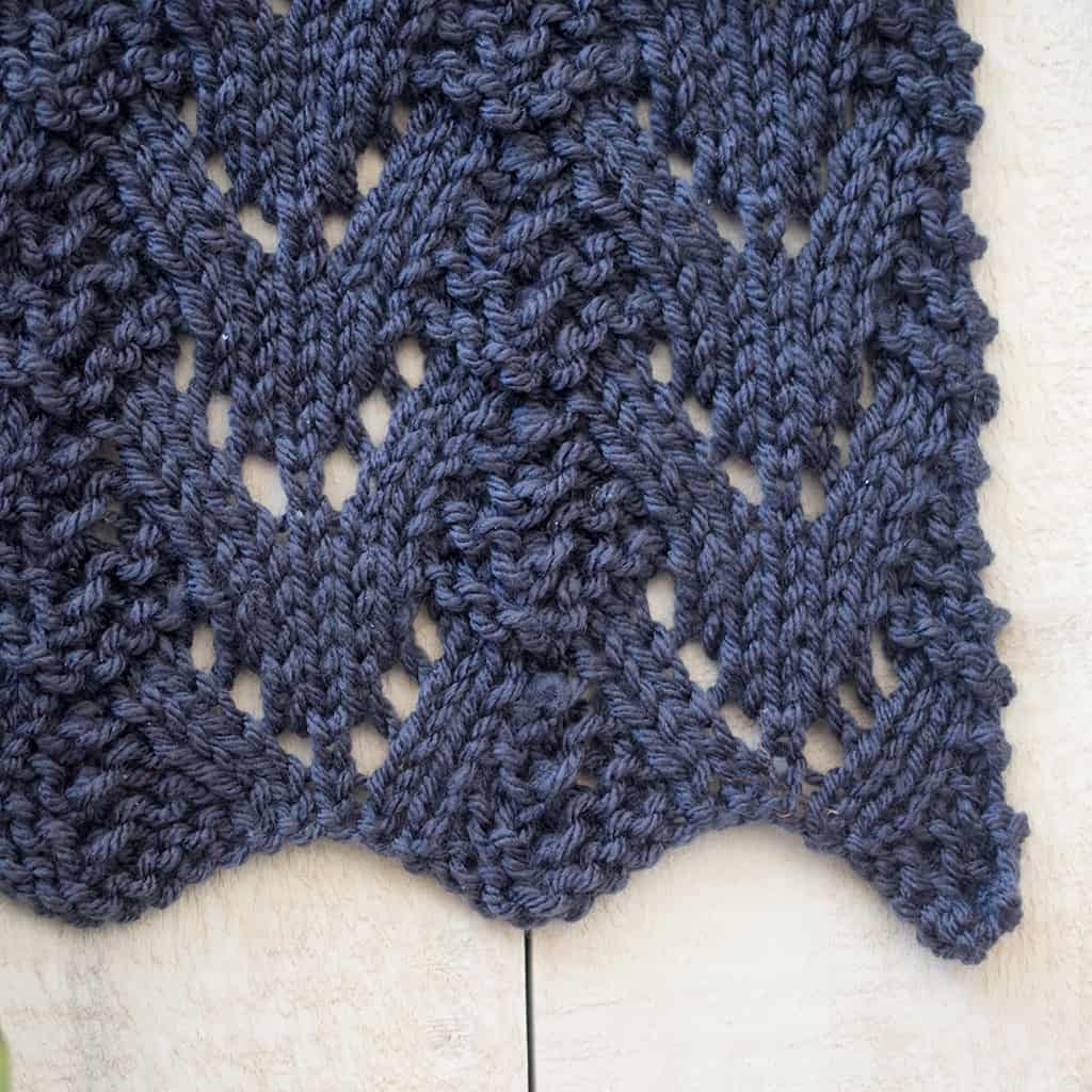 Norwegian Fir Knit Stitch