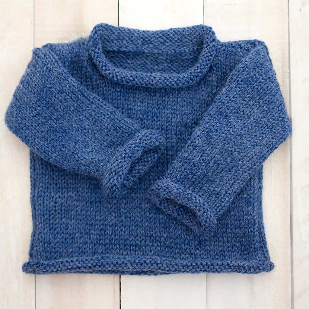 Simple baby sweater knitting on sale pattern