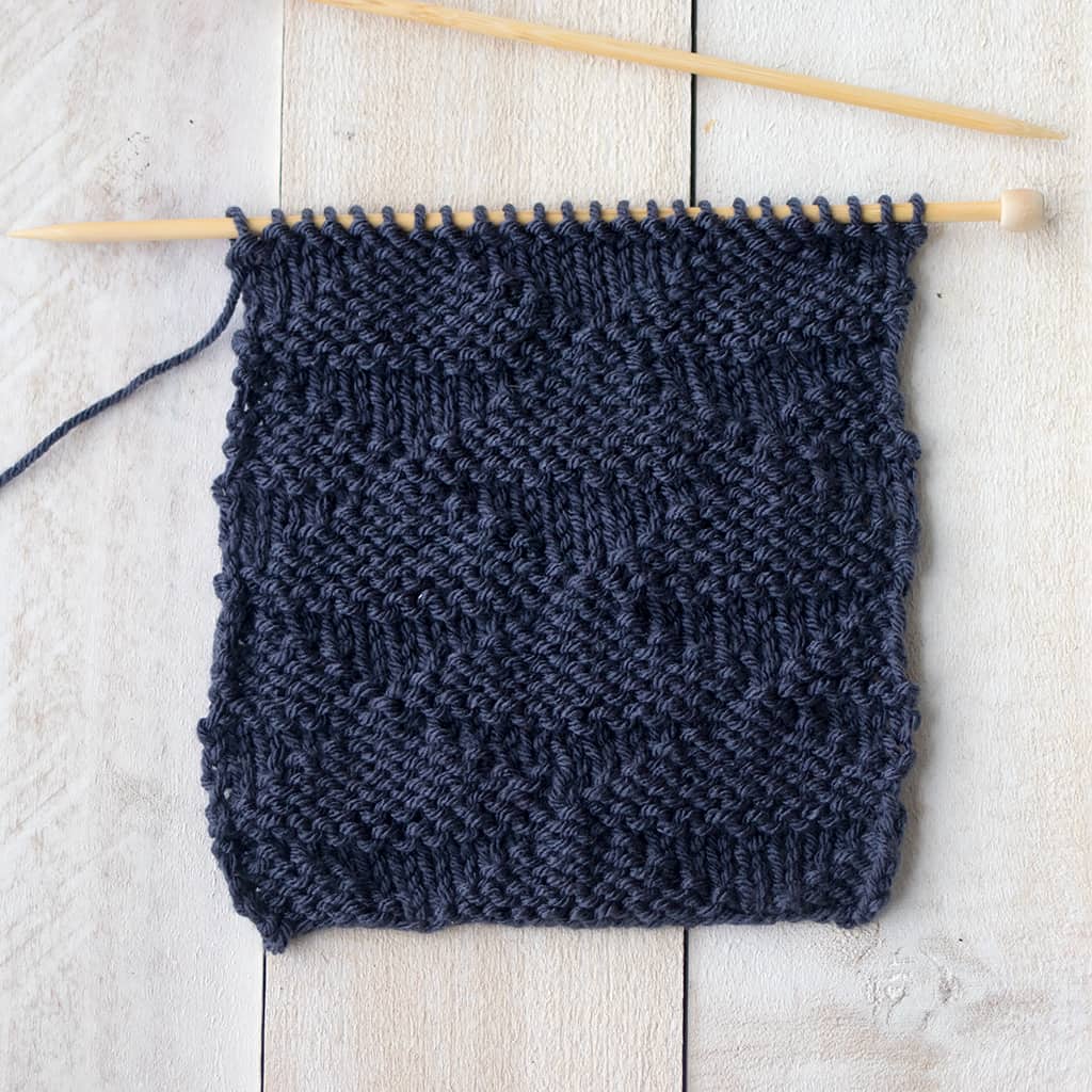 6 Unique Knitting Stitches Using Knit and Purl