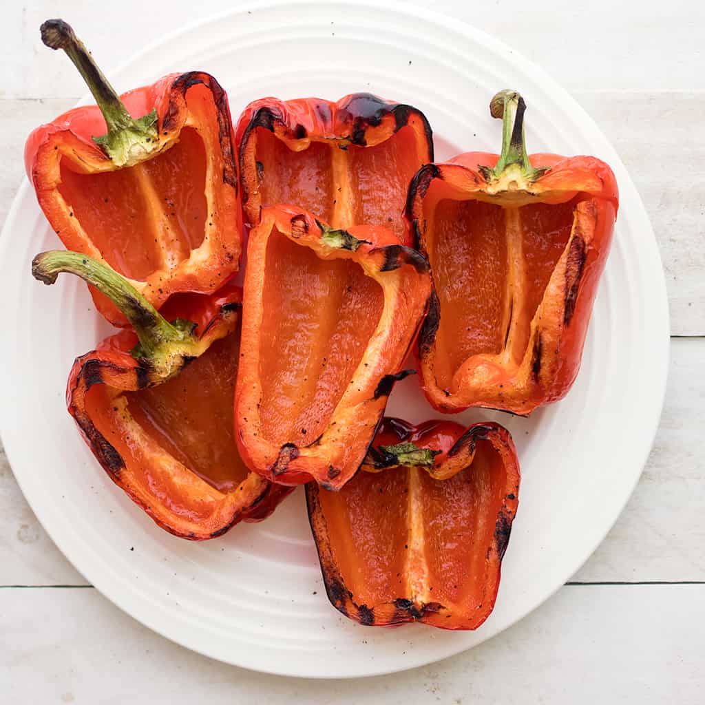 Grilled Vegan Stuffed Peppers