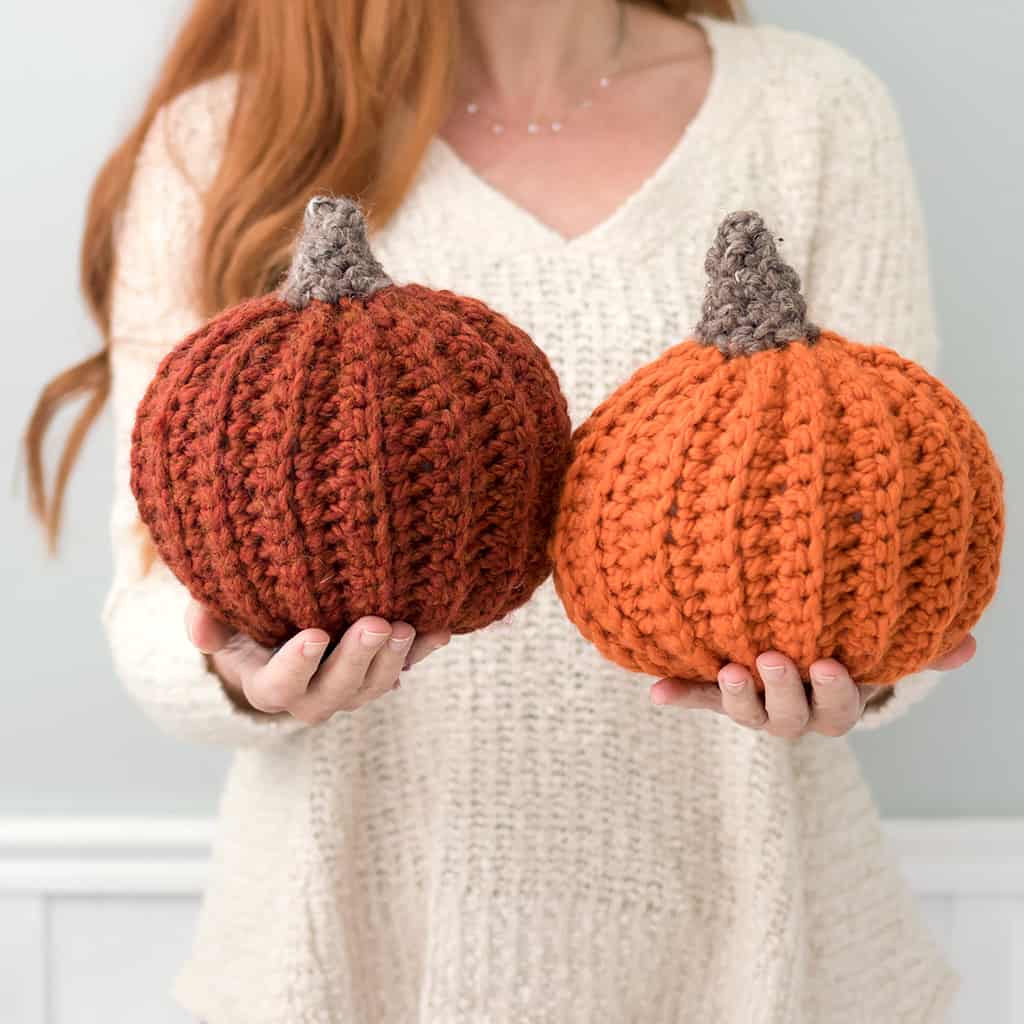 Easiest Large Pumpkin Crochet Pattern