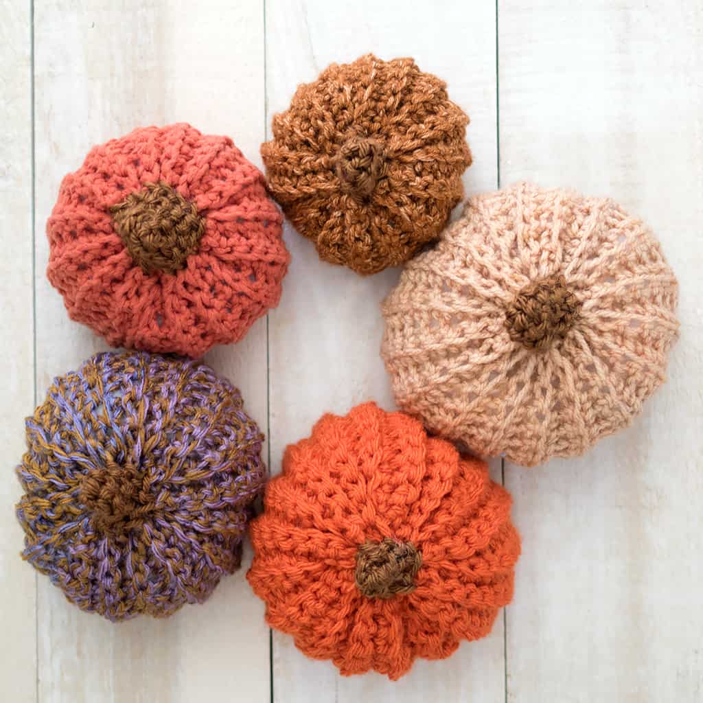 How to crochet pumpkins