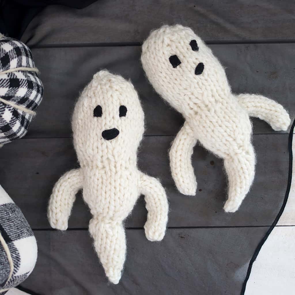 Plush Ghost Knitting Pattern
