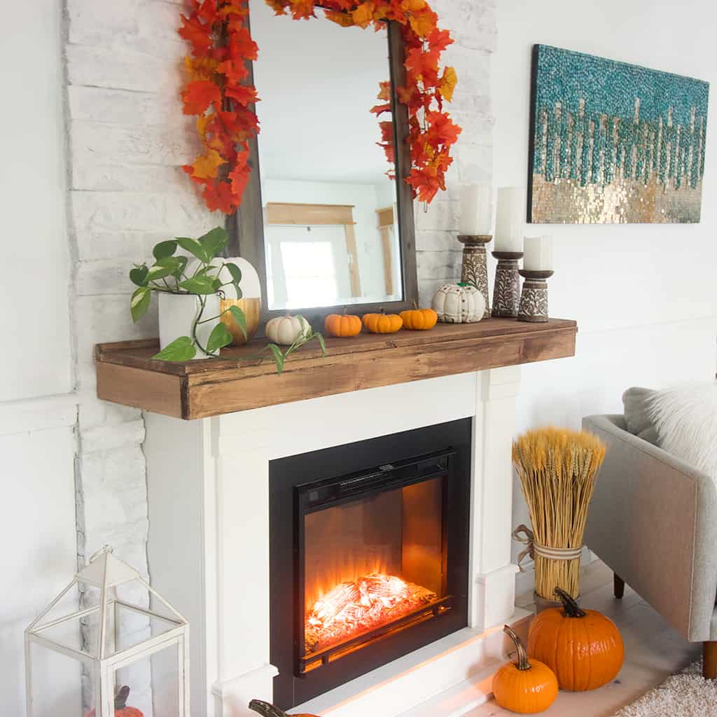 DIY Mantel and Fireplace Upgrade with Wayfair