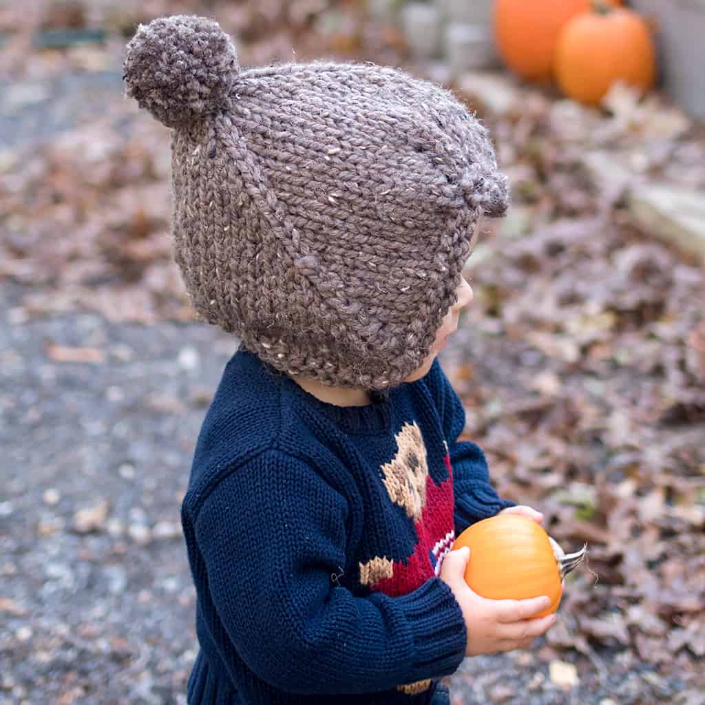 Flat Knit Thick & Quick Toddler Hat