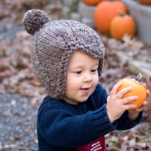 Flat Knit Thick & Quick Toddler Hat