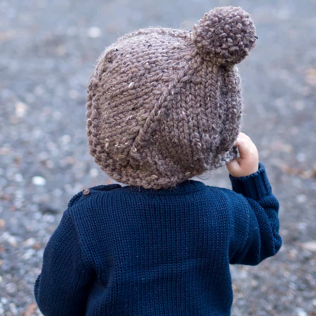 Flat Knit Thick & Quick Toddler Hat
