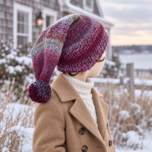 Easy Kids Stocking Hat Knitting Pattern (Cozy Beginner-Friendly Hat Knit in the Round)
