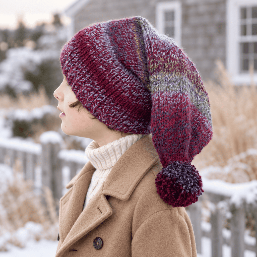 Easy Kids Stocking Hat Knitting Pattern (Cozy Beginner-Friendly Hat Knit in the Round)