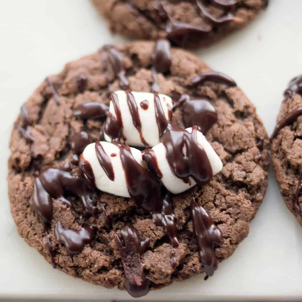 Amazing Vegan Hot Chocolate Cookies