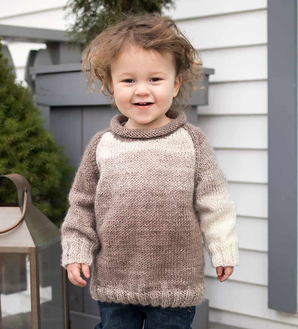 Easy Toddler Sweater Knitting Pattern