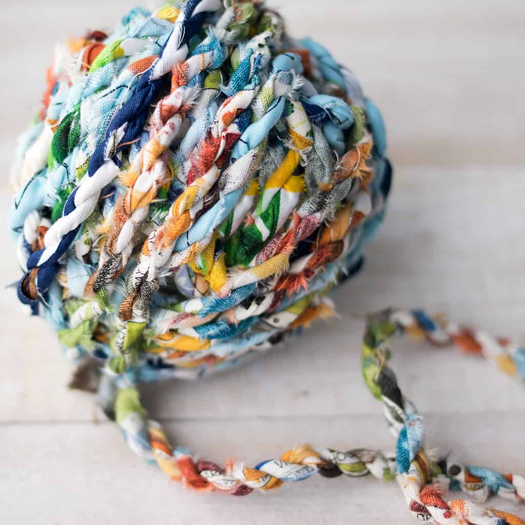 How to Make Scrap Fabric Twine - Woodlark Blog