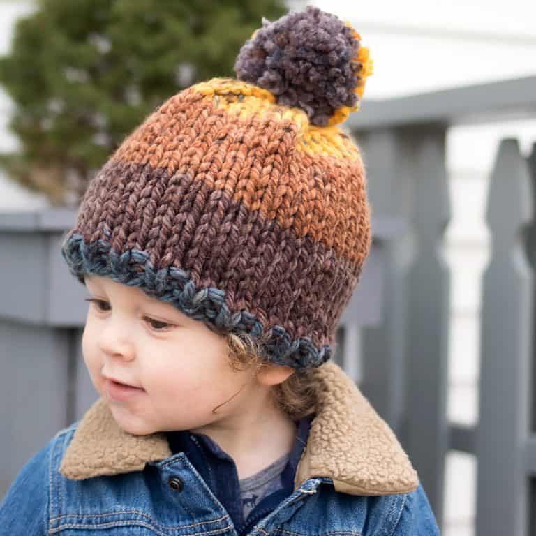 Toddler Thick & Quick Hat Knitting Pattern