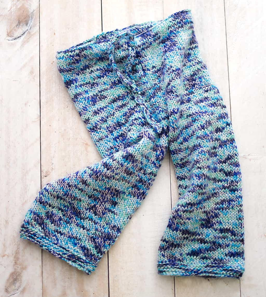 Easy Toddler Pants Knitting Pattern 