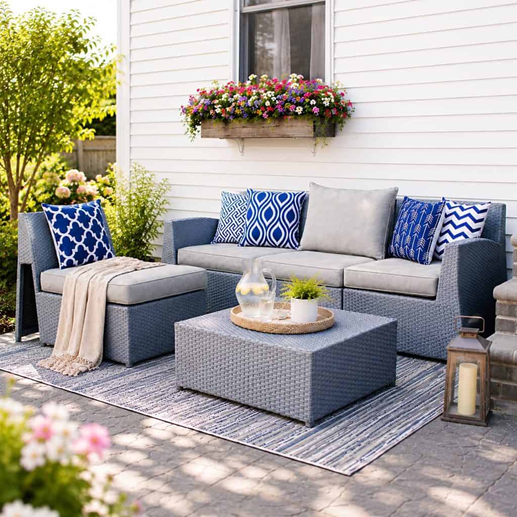 How to Paint Patio Cushions (An Easy Budget-Friendly Outdoor Makeover That Actually Lasts)
