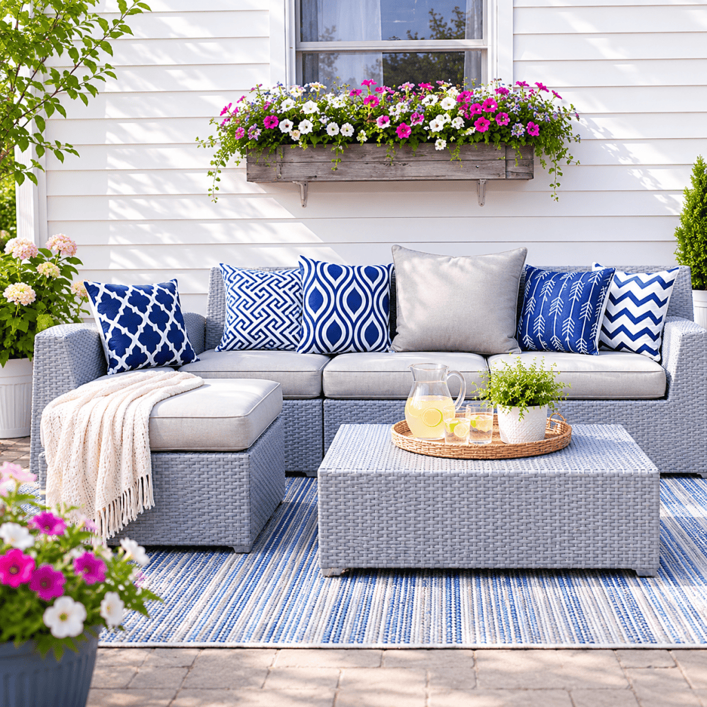 How to Paint Patio Cushions (An Easy Budget-Friendly Outdoor Makeover That Actually Lasts)