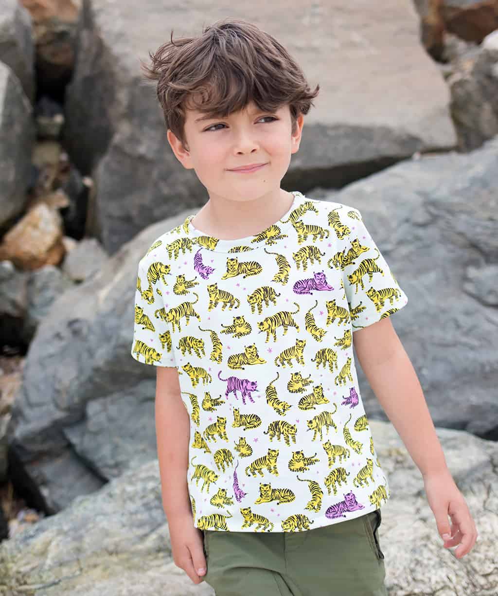 Free T Shirt Sewing Pattern for Boys and Girls