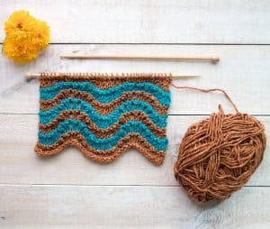 How to Knit the Feather and Fan Stitch